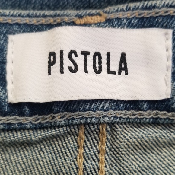 Pistola High Rise Split‎ Hem Flare Jeans Size 26 Tall NWOT - Picture 7 of 8